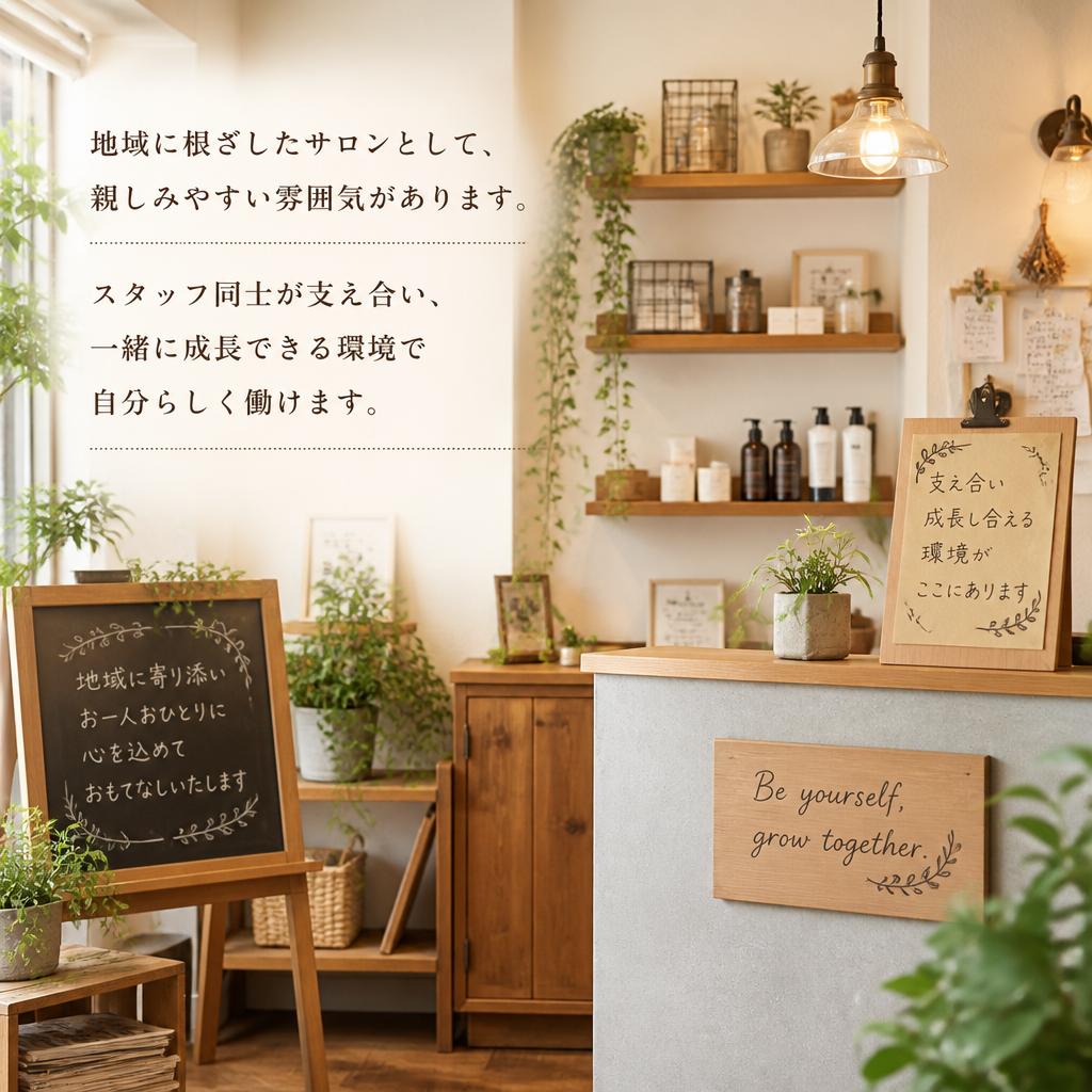 地域密着の温かい職場環境